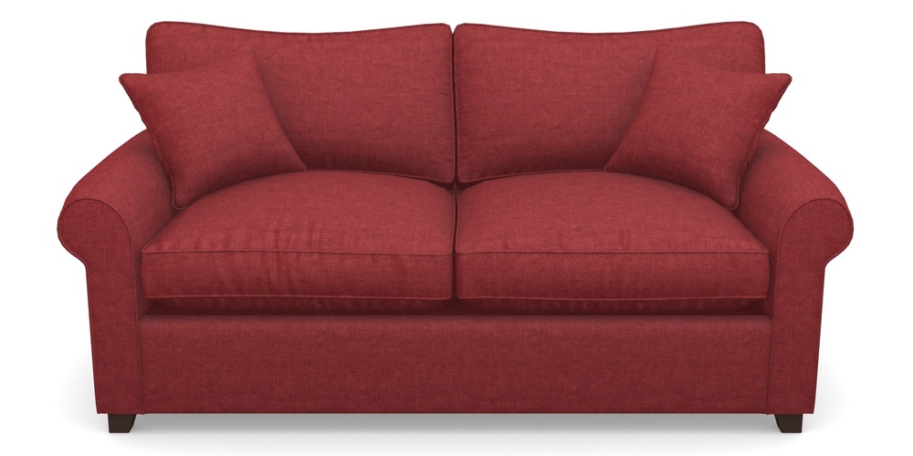 Product photograph of Waverley Sofa Bed 3 Seater Sofa Bed In Easy Clean Plain - Claret from Sofas and Stuff Limited