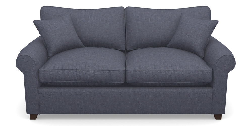 Product photograph of Waverley Sofa Bed 3 Seater Sofa Bed In Easy Clean Plain - Navy from Sofas and Stuff Limited