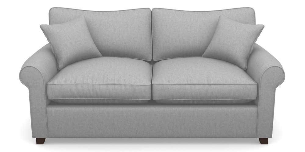 Product photograph of Waverley Sofa Bed 3 Seater Sofa Bed In Easy Clean Plain - Silver from Sofas and Stuff Limited