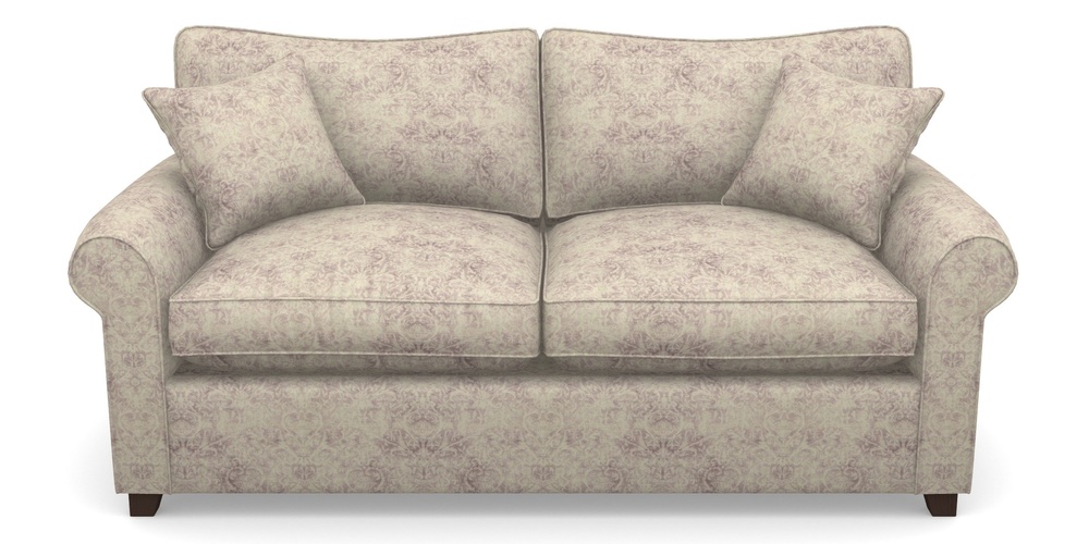 Product photograph of Waverley Sofa Bed 3 Seater Sofa Bed In Grace Linen - Grape from Sofas and Stuff Limited