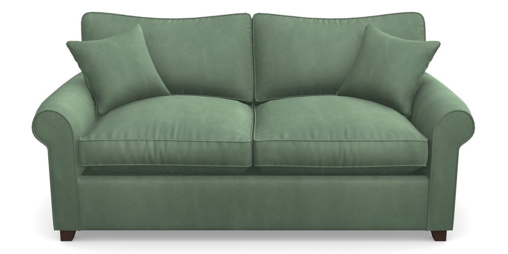 Product photograph of Waverley Sofa Bed 3 Seater Sofa Bed In House Clever Velvet - Celadon from Sofas and Stuff Limited