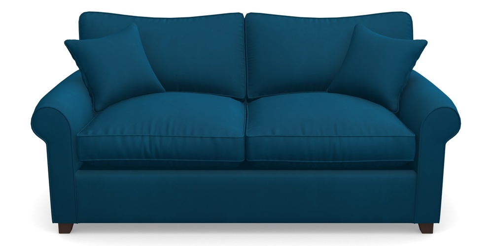 Product photograph of Waverley Sofa Bed 3 Seater Sofa Bed In House Clever Velvet - Ocean from Sofas and Stuff Limited