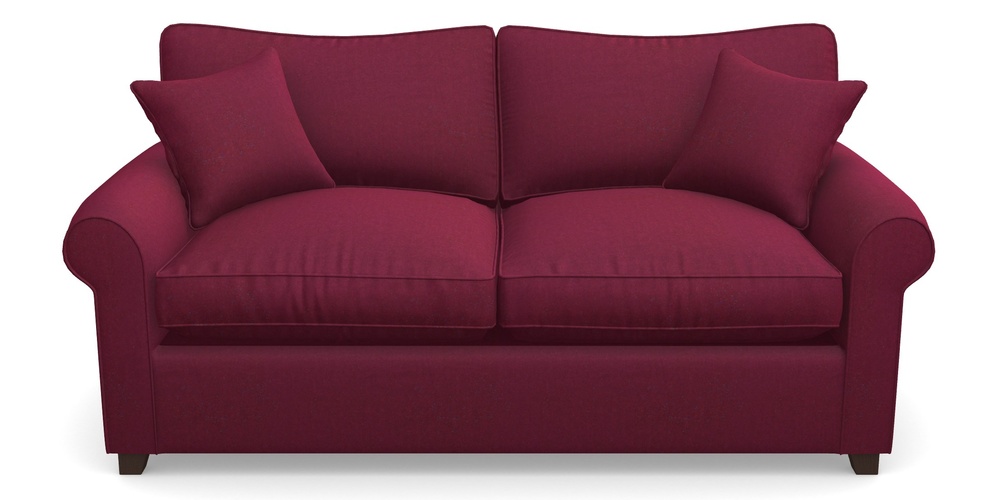 Product photograph of Waverley Sofa Bed 3 Seater Sofa Bed In House Velvet - Claret from Sofas and Stuff Limited