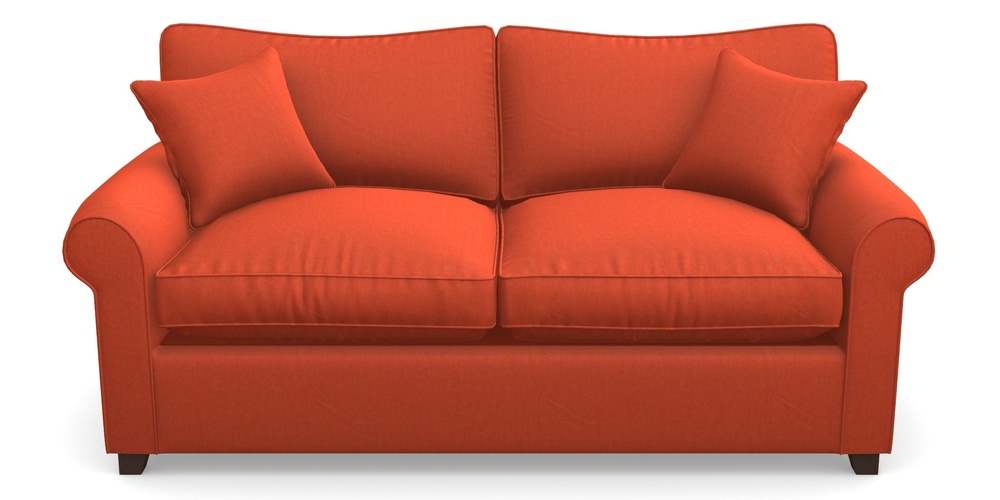 Product photograph of Waverley Sofa Bed 3 Seater Sofa Bed In House Velvet - Terracotta from Sofas and Stuff Limited