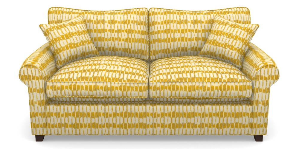 Product photograph of Waverley Sofa Bed 3 Seater Sofa Bed In V A Brompton Collection - Ikat - Corn from Sofas and Stuff Limited