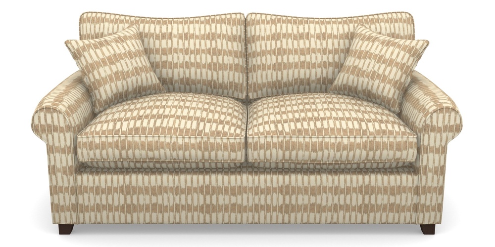 Product photograph of Waverley Sofa Bed 3 Seater Sofa Bed In V A Brompton Collection - Ikat - Assam Tea from Sofas and Stuff Limited