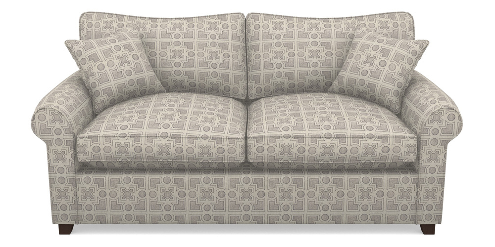 Product photograph of Waverley Sofa Bed 3 Seater Sofa Bed In Rhs Collection - Small Knot Garden Cotton Weave - Grey from Sofas and Stuff Limited