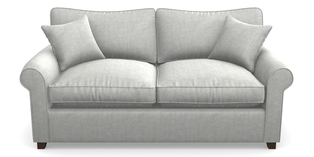 Product photograph of Waverley Sofa Bed 3 Seater Sofa Bed In Super Soft Velvet - Silver from Sofas and Stuff Limited