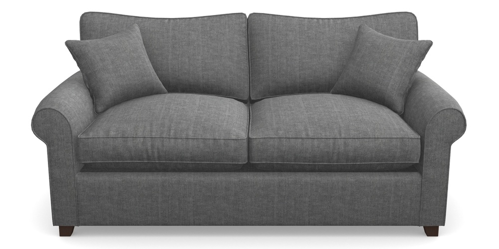 Product photograph of Waverley Sofa Bed 3 Seater Sofa Bed In Super Soft Velvet - Steel from Sofas and Stuff Limited