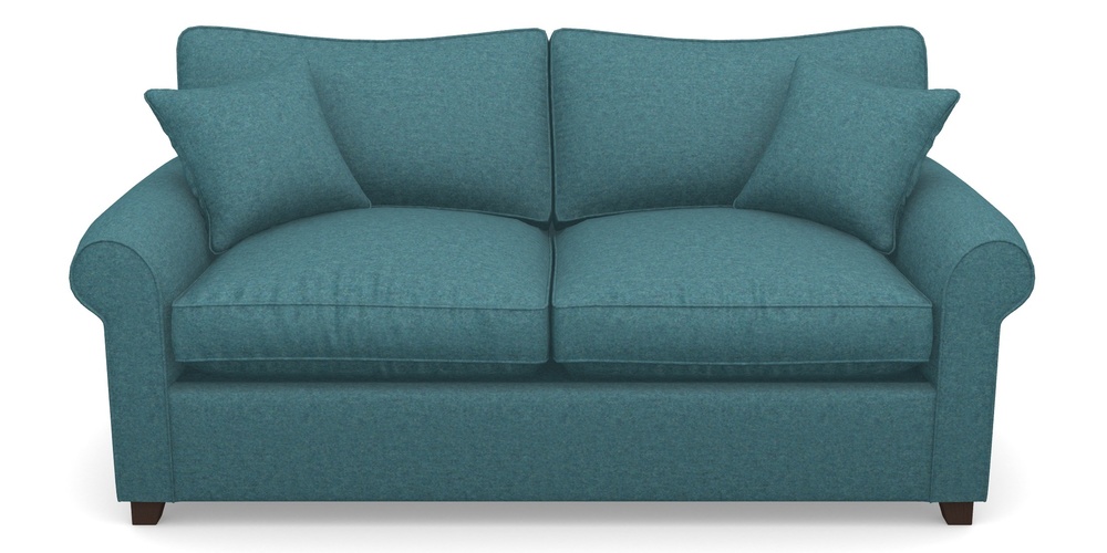 Product photograph of Waverley Sofa Bed 3 Seater Sofa Bed In Soft Wool - Cerulean from Sofas and Stuff Limited