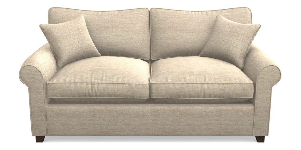 Product photograph of Waverley Sofa Bed 3 Seater Sofa Bed In Textured Velvet - Almond from Sofas and Stuff Limited