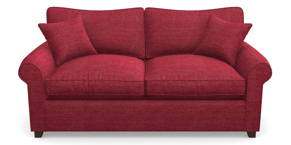 Product photograph of Waverley Sofa Bed 3 Seater Sofa Bed In Textured Velvet - Firebrick from Sofas and Stuff Limited