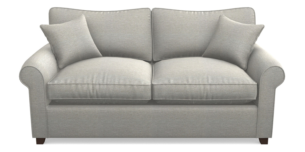 Product photograph of Waverley Sofa Bed 3 Seater Sofa Bed In Textured Velvet - Silver from Sofas and Stuff Limited