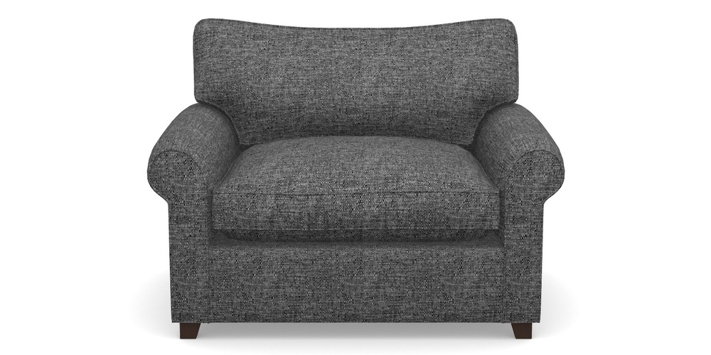 Product photograph of Waverley Sofa Bed Snuggler Sofa Bed In Aqua Clean Hove - Charcoal from Sofas and Stuff Limited