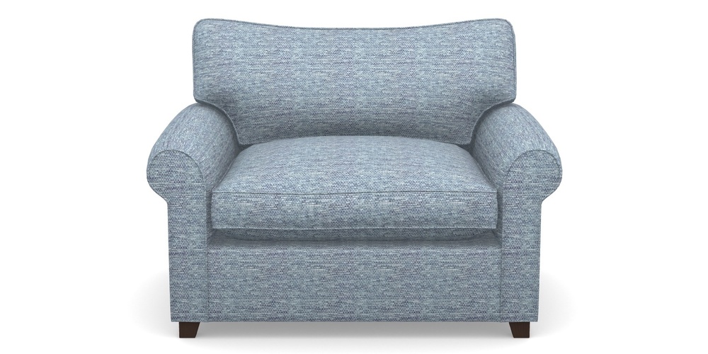 Product photograph of Waverley Sofa Bed Snuggler Sofa Bed In Aqua Clean Oban - Denim from Sofas and Stuff Limited