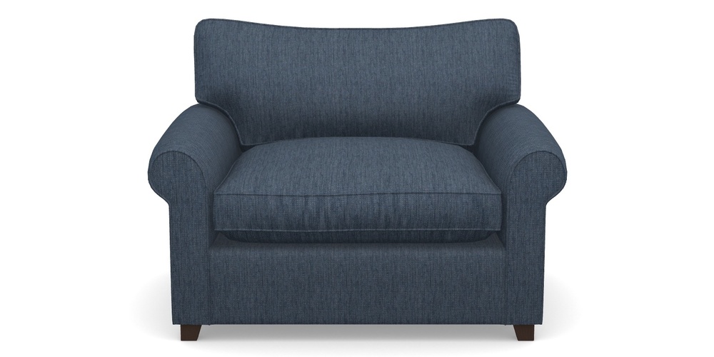 Product photograph of Waverley Sofa Bed Snuggler Sofa Bed In Aqua Clean Tenby - Navy from Sofas and Stuff Limited