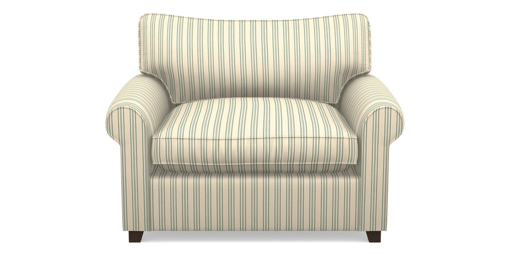 Product photograph of Waverley Sofa Bed Snuggler Sofa Bed In Cloth 22 - Racing Stripes Ayr - Mint from Sofas and Stuff Limited