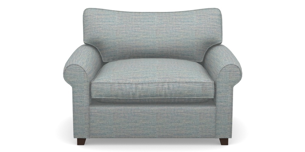 Product photograph of Waverley Sofa Bed Snuggler Sofa Bed In Basket Weave - Blue from Sofas and Stuff Limited