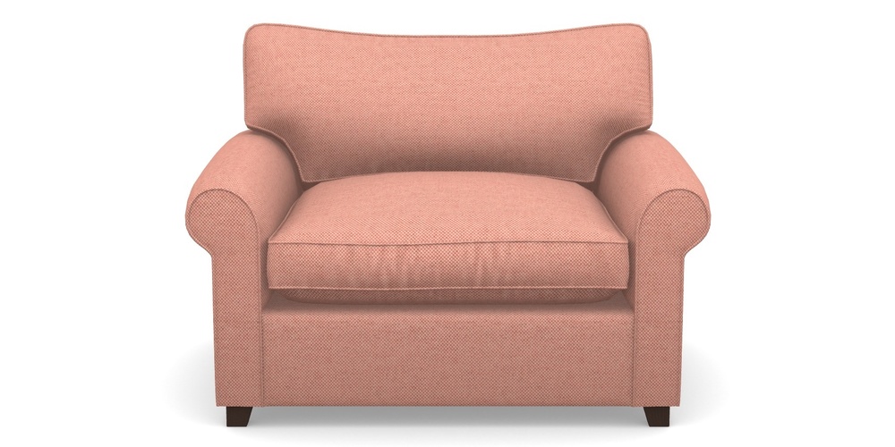 Product photograph of Waverley Sofa Bed Snuggler Sofa Bed In Basket Weave - Peony from Sofas and Stuff Limited