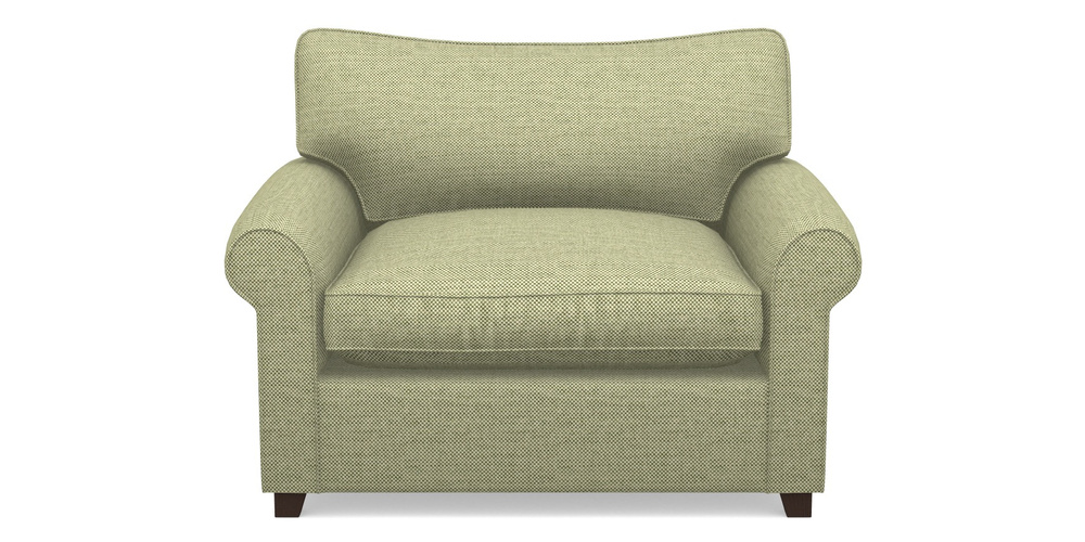Product photograph of Waverley Sofa Bed Snuggler Sofa Bed In Basket Weave - Sage from Sofas and Stuff Limited