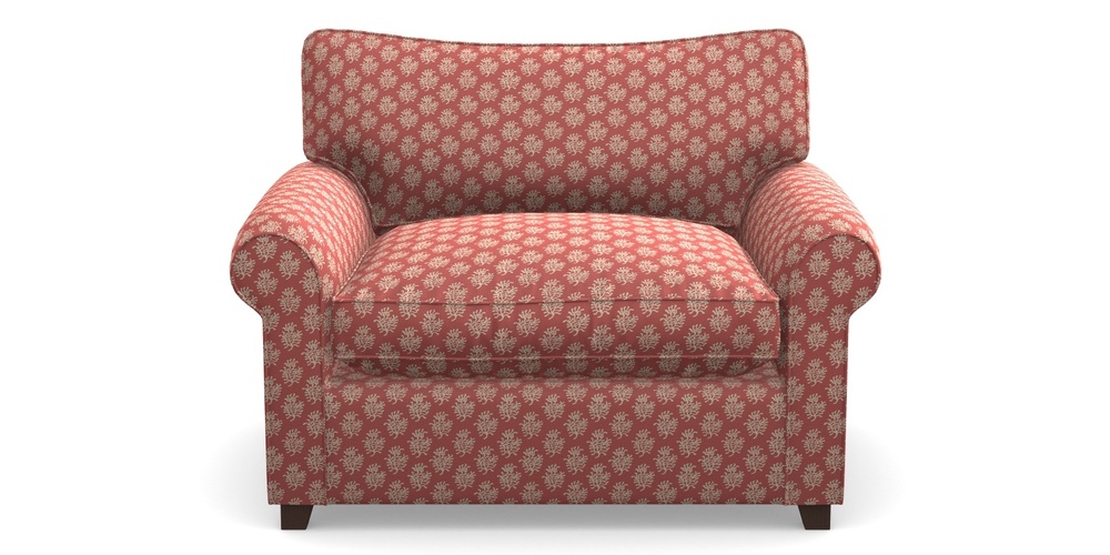 Product photograph of Waverley Sofa Bed Snuggler Sofa Bed In Cloth 21 - Coral 1 - Ginger Snap from Sofas and Stuff Limited