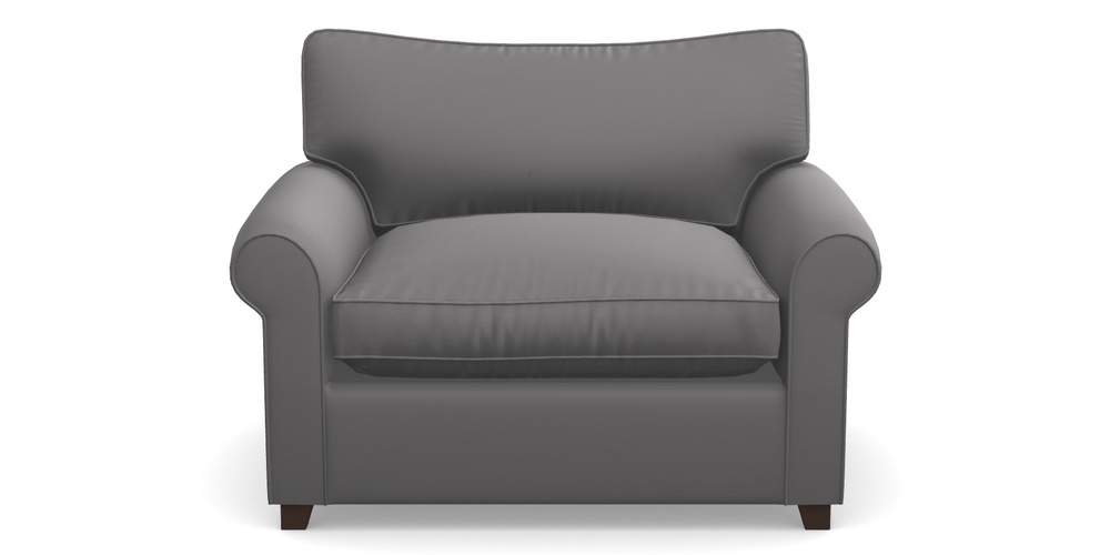 Product photograph of Waverley Sofa Bed Snuggler Sofa Bed In Clever Glossy Velvet - Shadow from Sofas and Stuff Limited