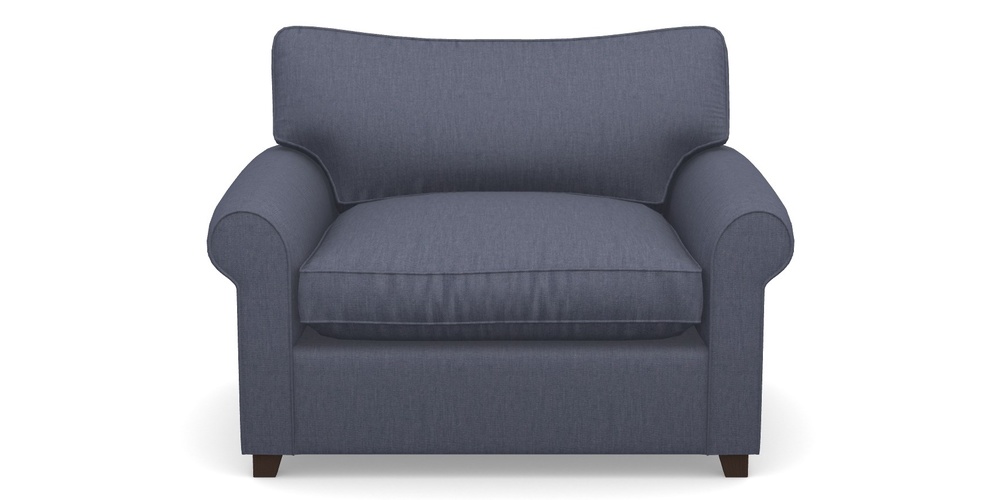 Product photograph of Waverley Sofa Bed Snuggler Sofa Bed In Clever Cotton Mix - Oxford Blue from Sofas and Stuff Limited