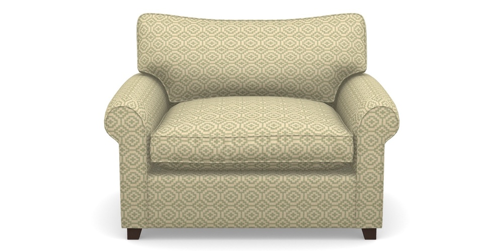 Product photograph of Waverley Sofa Bed Snuggler Sofa Bed In Cloth 18 - Tile - Fennel from Sofas and Stuff Limited