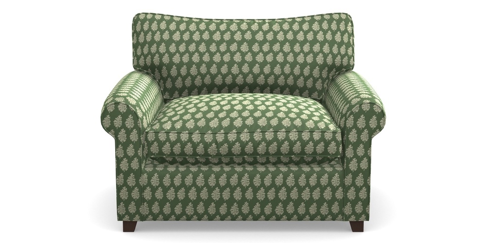Product photograph of Waverley Sofa Bed Snuggler Sofa Bed In Cloth 21 - Oak Leaf - Forest from Sofas and Stuff Limited