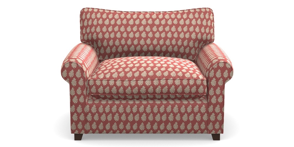 Product photograph of Waverley Sofa Bed Snuggler Sofa Bed In Cloth 21 - Oak Leaf - Ginger Snap from Sofas and Stuff Limited