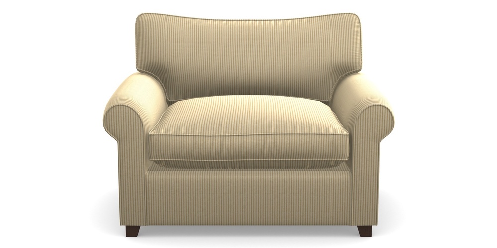 Product photograph of Waverley Sofa Bed Snuggler Sofa Bed In Cloth 21 - Simple Stripe - Quince from Sofas and Stuff Limited