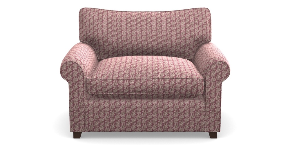 Product photograph of Waverley Sofa Bed Snuggler Sofa Bed In Cloth 21 - Spring Twig - Cassis from Sofas and Stuff Limited