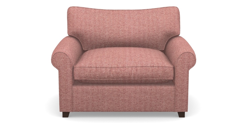 Product photograph of Waverley Sofa Bed Snuggler Sofa Bed In Dundee Herringbone - Rose from Sofas and Stuff Limited