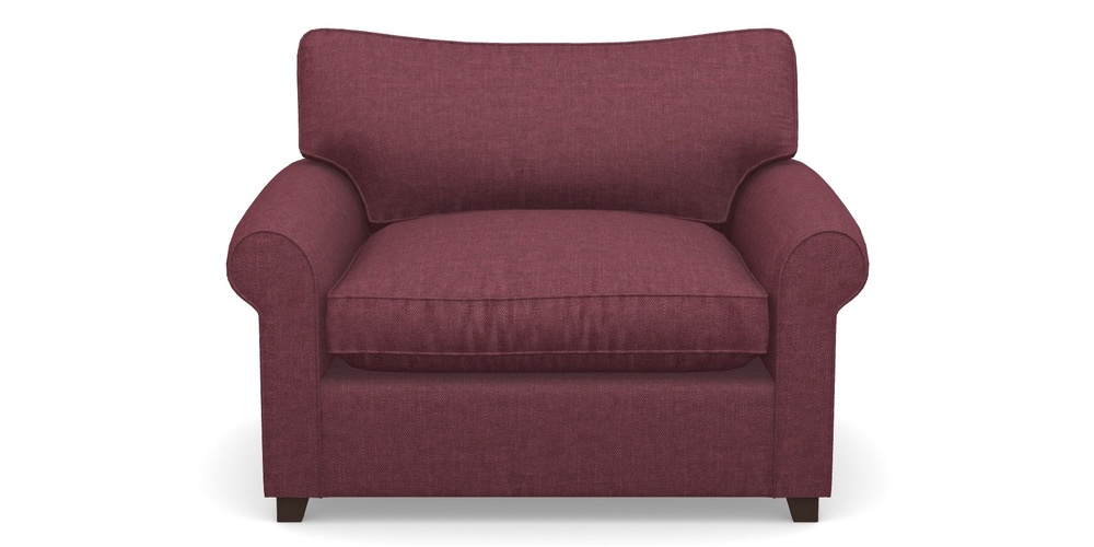 Product photograph of Waverley Sofa Bed Snuggler Sofa Bed In Easy Clean Plain - Chianti from Sofas and Stuff Limited