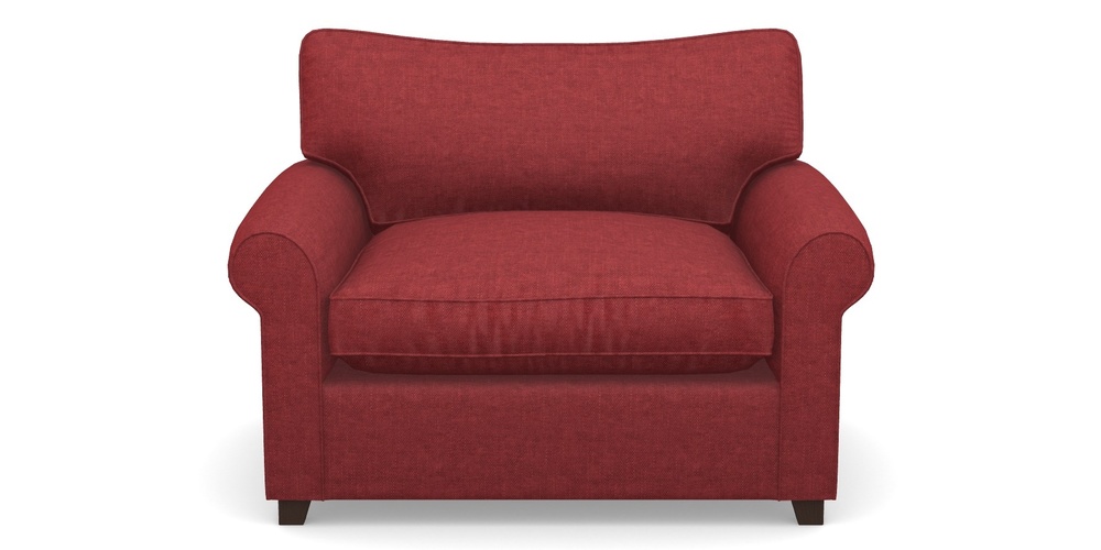 Product photograph of Waverley Sofa Bed Snuggler Sofa Bed In Easy Clean Plain - Claret from Sofas and Stuff Limited