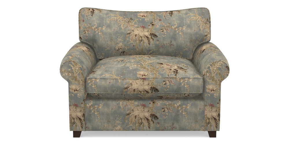 Product photograph of Waverley Sofa Bed Snuggler Sofa Bed In Floral Linen - Zefferino Danish Girl from Sofas and Stuff Limited