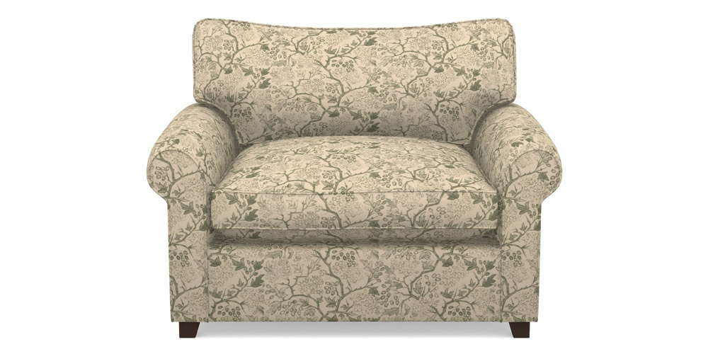 Product photograph of Waverley Sofa Bed Snuggler Sofa Bed In Rhs Collection - Gertrude Jekyll Linen Cotton Blend - Green from Sofas and Stuff Limited
