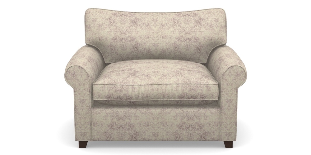 Product photograph of Waverley Sofa Bed Snuggler Sofa Bed In Grace Linen - Grape from Sofas and Stuff Limited