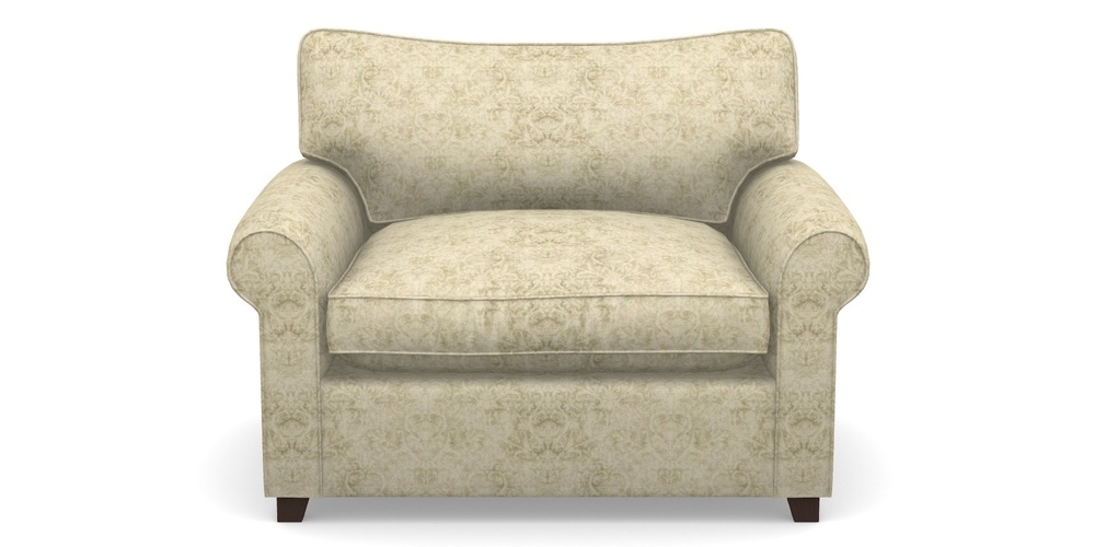 Product photograph of Waverley Sofa Bed Snuggler Sofa Bed In Grace Linen - Olive from Sofas and Stuff Limited