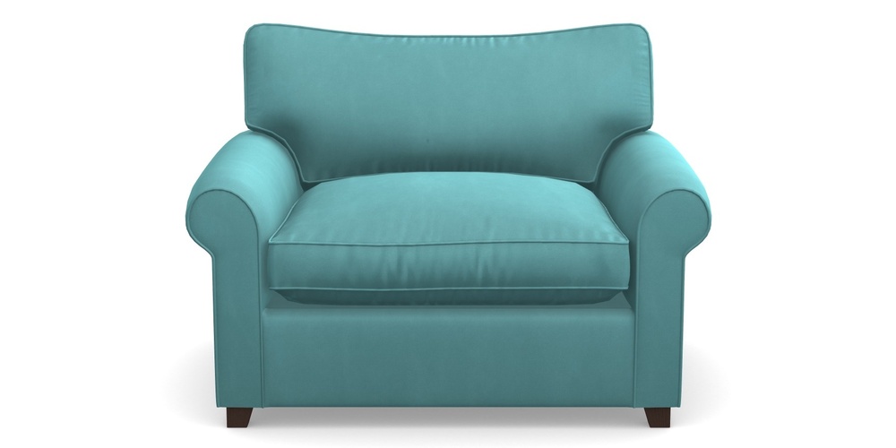 Product photograph of Waverley Sofa Bed Snuggler Sofa Bed In House Clever Velvet - Duck Egg from Sofas and Stuff Limited