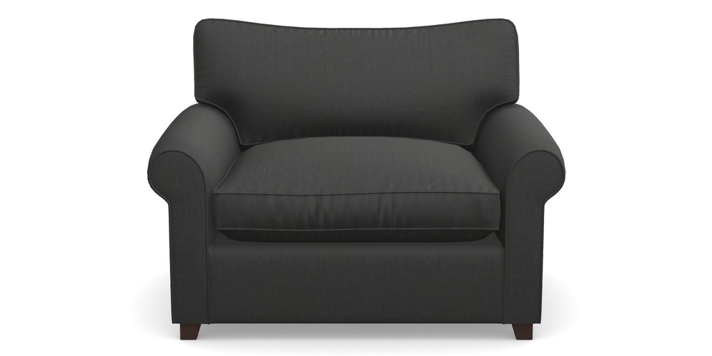 Product photograph of Waverley Sofa Bed Snuggler Sofa Bed In House Velvet - Charcoal from Sofas and Stuff Limited