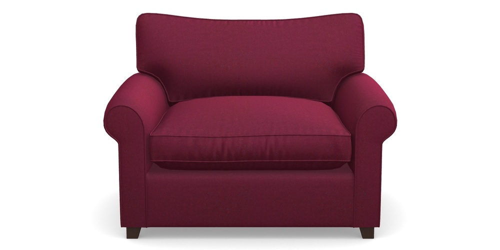 Product photograph of Waverley Sofa Bed Snuggler Sofa Bed In House Velvet - Claret from Sofas and Stuff Limited