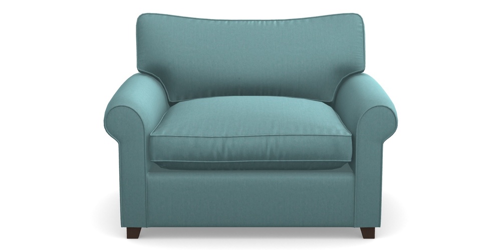 Product photograph of Waverley Sofa Bed Snuggler Sofa Bed In House Velvet - Wedgewood from Sofas and Stuff Limited