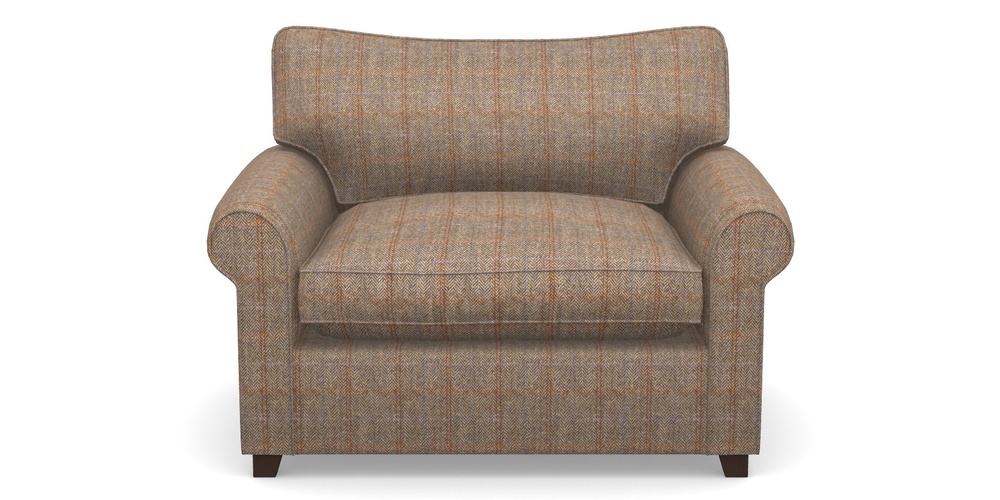 Product photograph of Waverley Sofa Bed Snuggler Sofa Bed In Harris Tweed House - Harris Tweed House Bracken Herringbone from Sofas and Stuff Limited