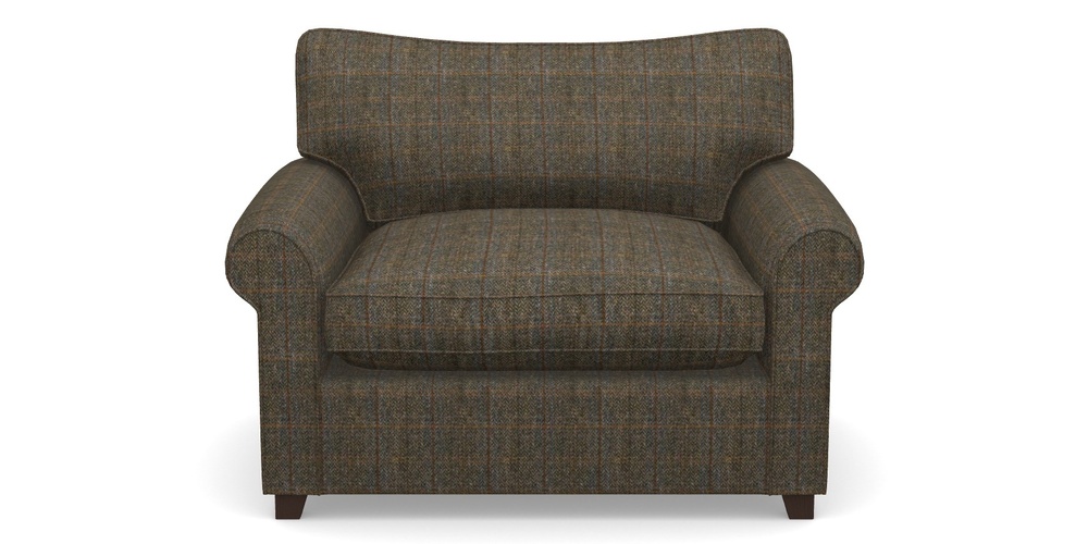 Product photograph of Waverley Sofa Bed Snuggler Sofa Bed In Harris Tweed House - Harris Tweed House Blue from Sofas and Stuff Limited