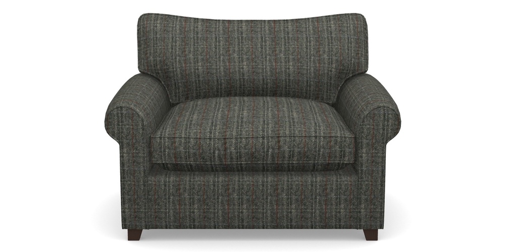 Product photograph of Waverley Sofa Bed Snuggler Sofa Bed In Harris Tweed House - Harris Tweed House Grey from Sofas and Stuff Limited