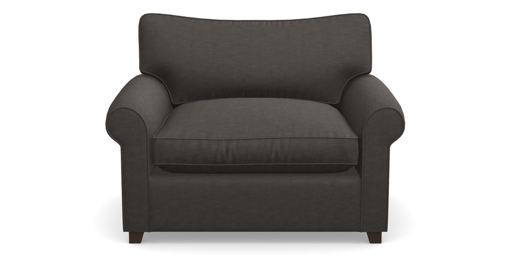 Product photograph of Waverley Sofa Bed Snuggler Sofa Bed In Super Soft Velvet - Mocha from Sofas and Stuff Limited