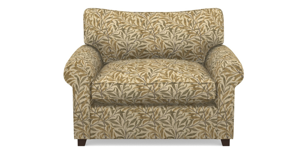 Product photograph of Waverley Sofa Bed Snuggler Sofa Bed In V A Drawn From Nature - Willow Bough Large - Gold from Sofas and Stuff Limited