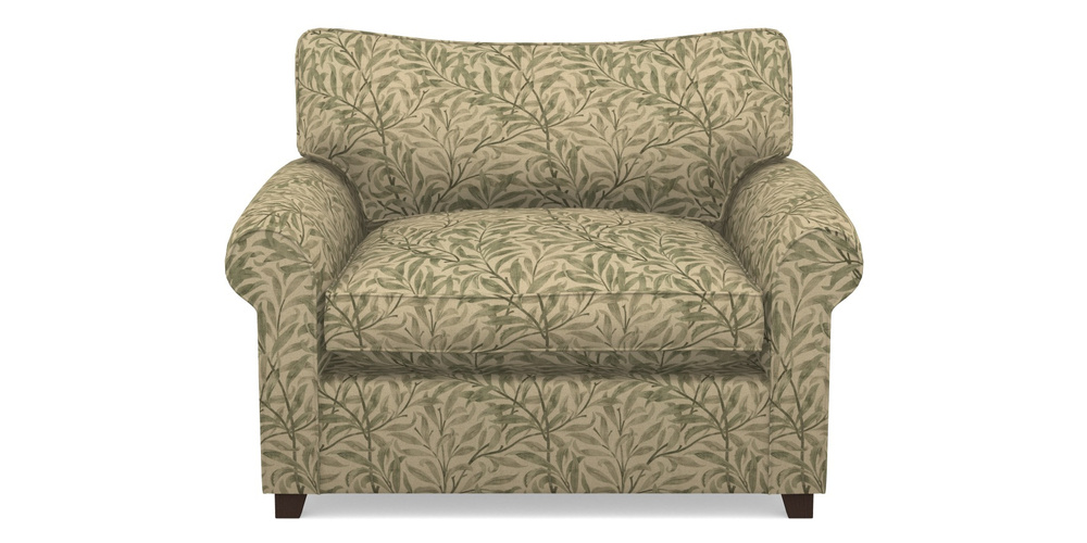 Product photograph of Waverley Sofa Bed Snuggler Sofa Bed In V A Drawn From Nature - Willow Bough Large - Light Green from Sofas and Stuff Limited