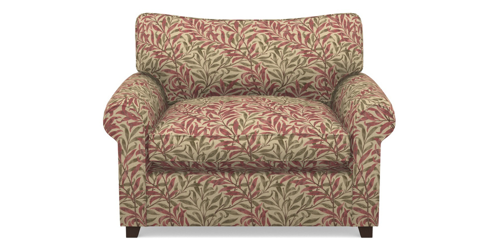 Product photograph of Waverley Sofa Bed Snuggler Sofa Bed In V A Drawn From Nature - Willow Bough Large - Red from Sofas and Stuff Limited